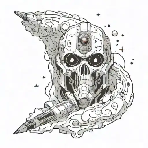 Overlord Anime With A Space Themed Background