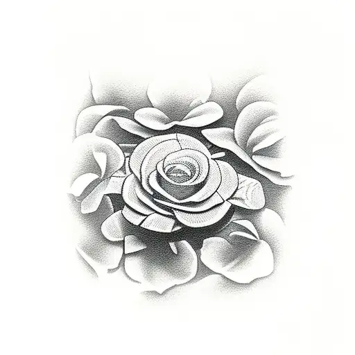 Black Widow With Flowers