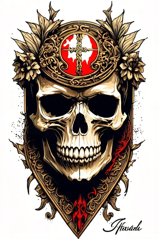 Saint Of Death Skull