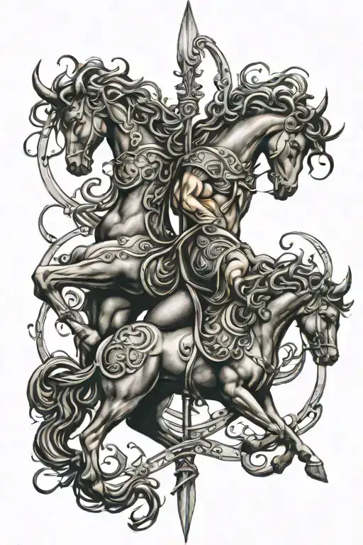 Gemini Sagittarius Aquarius Sign Intertwined