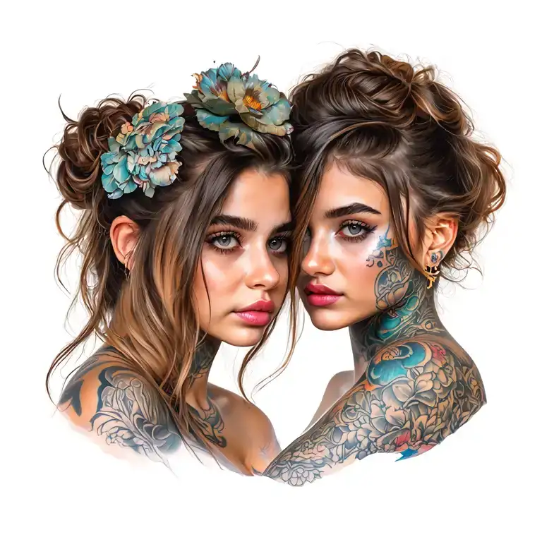 Samurine With Girl Wearing