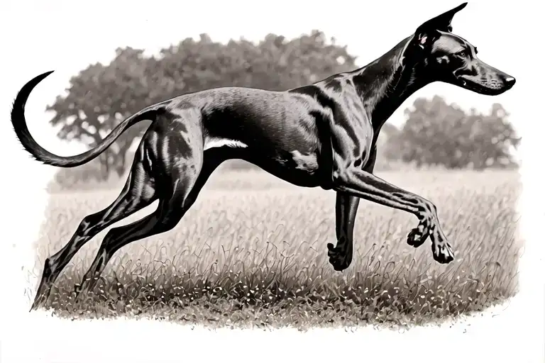African Greyhound Running
