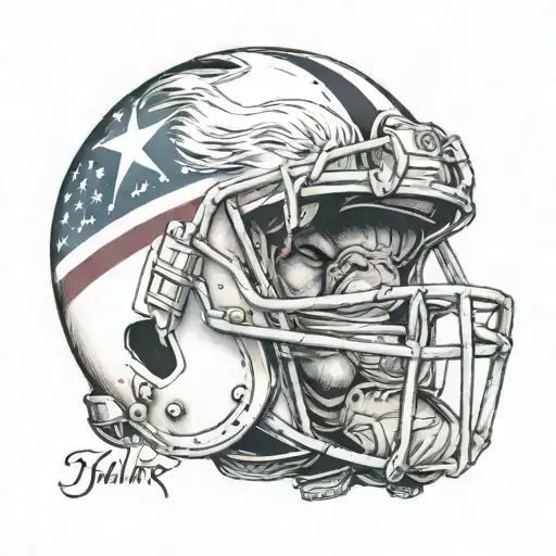 American Football Beast Helmet