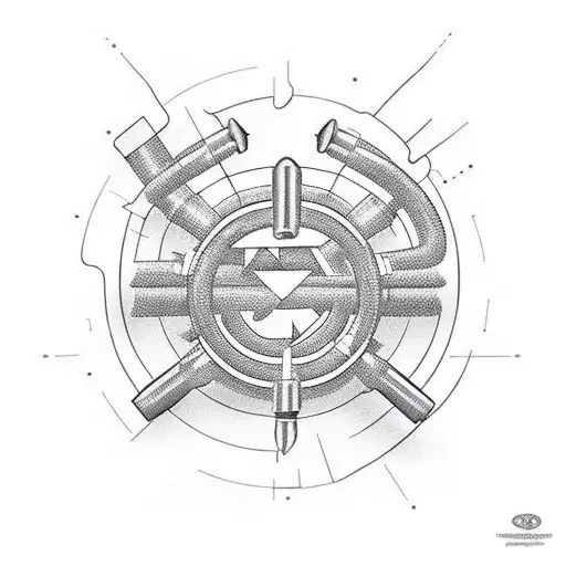 Electricity Bolts Forming The Shape Of A Hip Hop Dancer