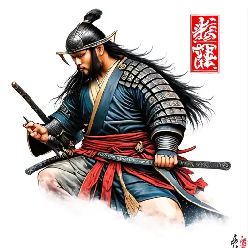 Japanese Realistic Samurai