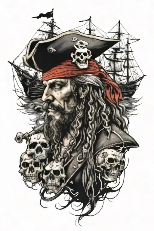 Pirate And Skulls