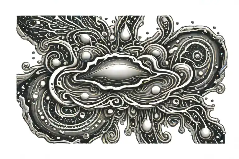 Raindrops From A Rain Cloud Maori