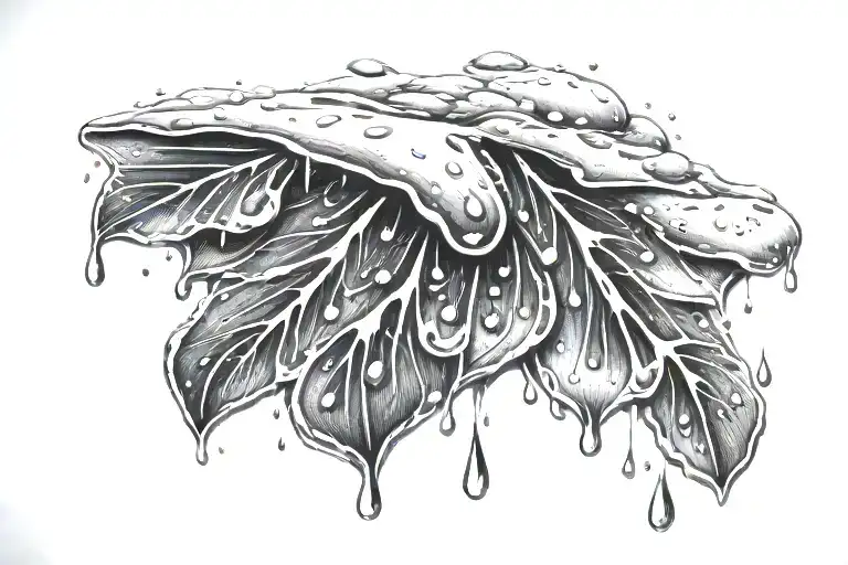 Raindrops From A Rain Cloud Maori