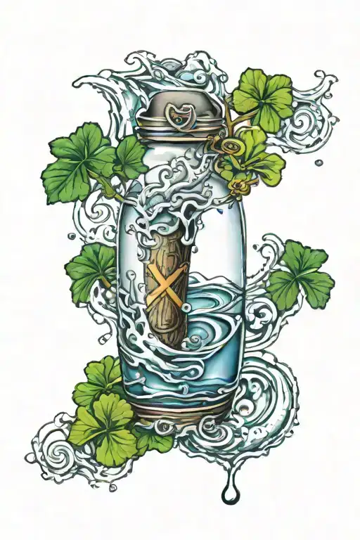 Water And Irish Symbols