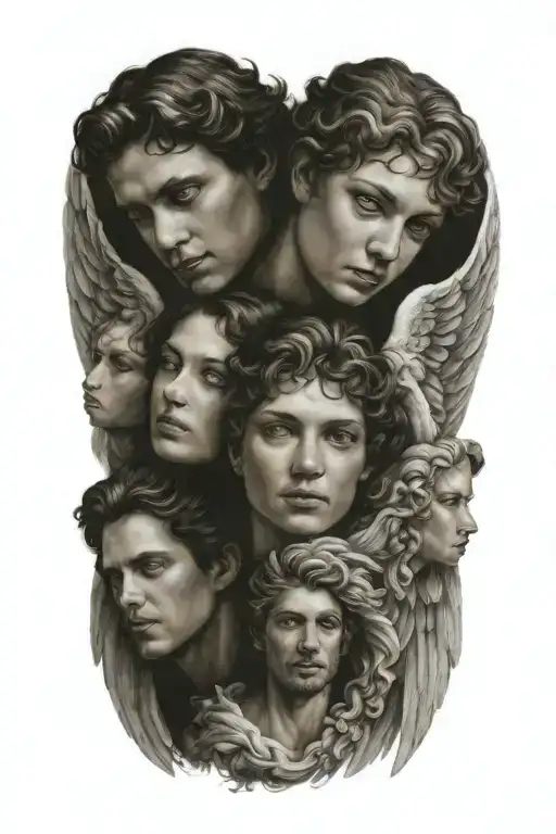 Angel Multiple Heads