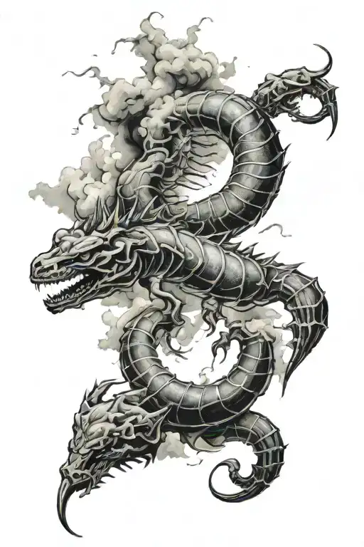 Scorpio Zodiac Sign Mixed With A Background Of Clouds And Storms