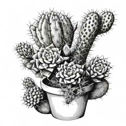 Cactus With Children