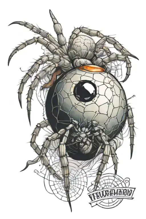 Spider With A Billiard Ball 40