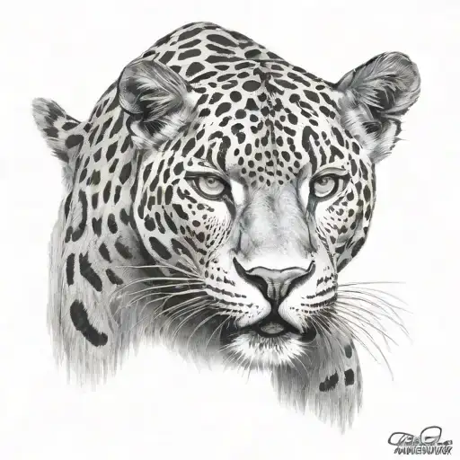 Black Jaguar Full Body