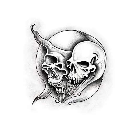 Reaper Of Death Holding Time Itself