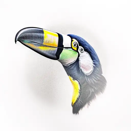 Hyperrealistic Toucan All Color