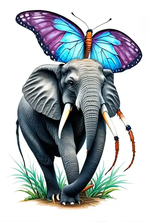 Butterfly Elephant Spider