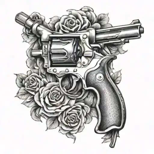 Gun In Drawing