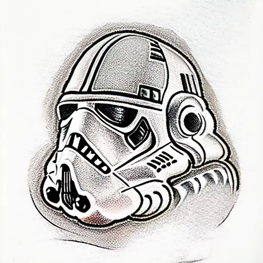 Star Wars Tattoo Original And Not Repeated