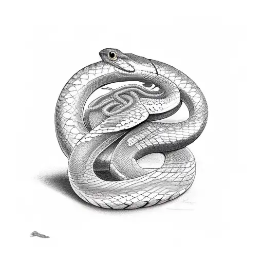 Snake With Anchor