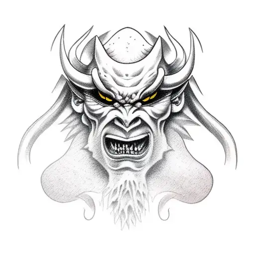Oni Mask Good And Evil