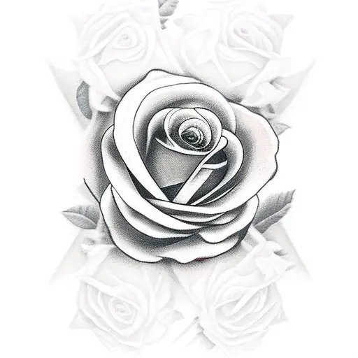 Playing Card With Roses