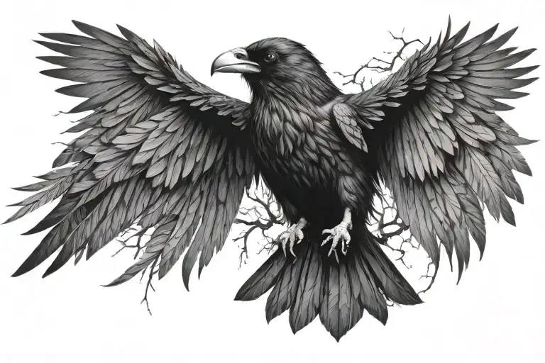 Raven Nordic Mythology
