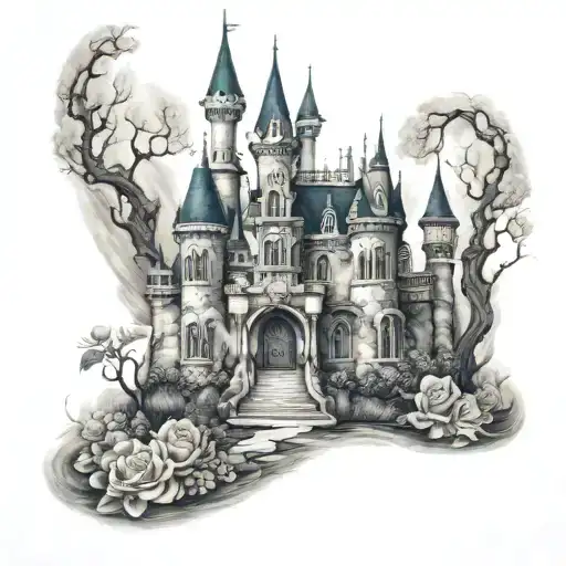 Horror Disney Princess Castle