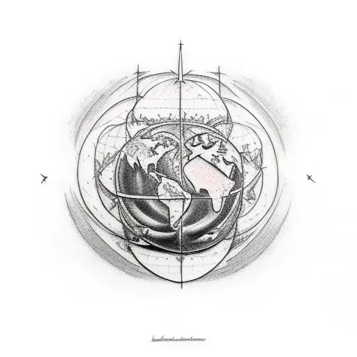 Atlas Holding Earth On His Back