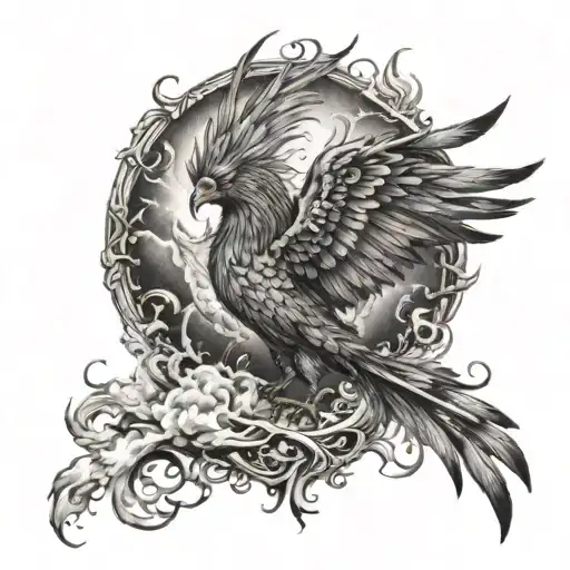 Phoenix Rising From Ashes