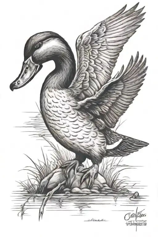 Duck Hunting Memorial For Grandpa