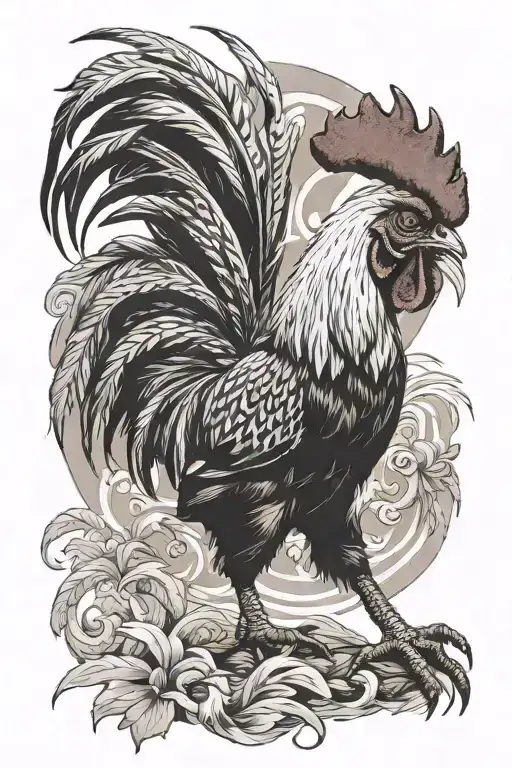 Philippine Rooster Fighting Stance