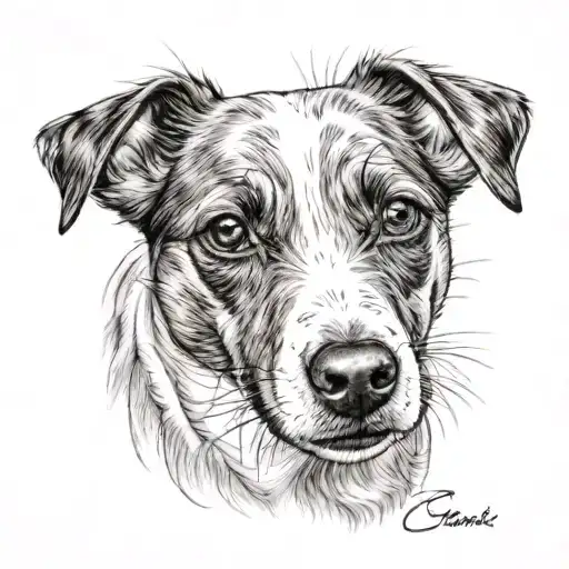 Jack Russell Portrait Memoir