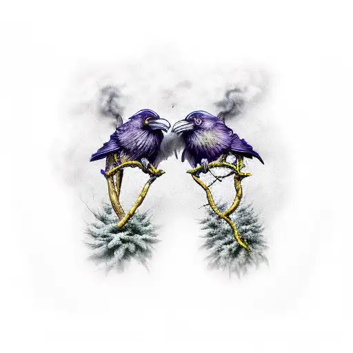 2 Ravens Bare Tree Smoke Filler