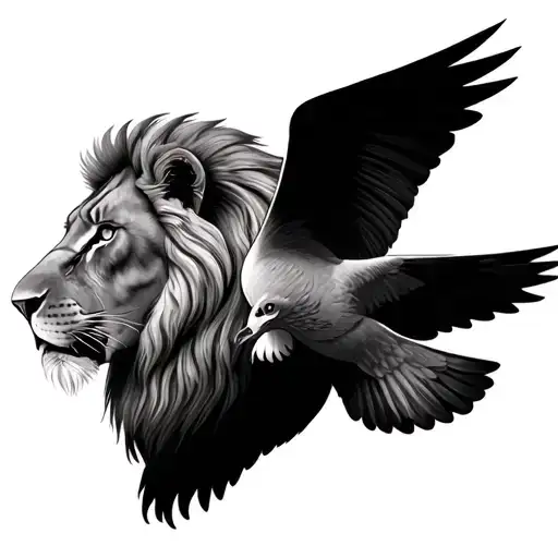 Lion And Dove