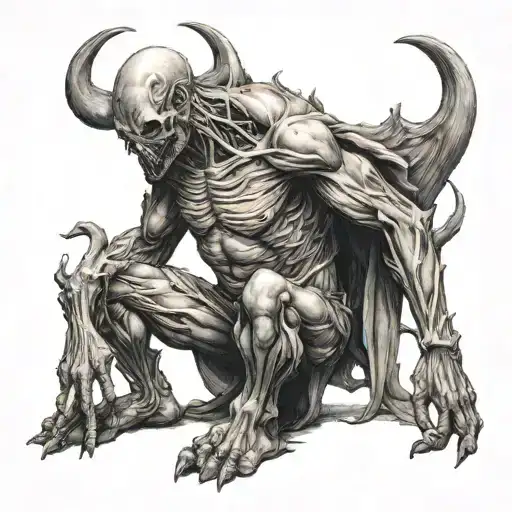 Headless Demon Kneeling