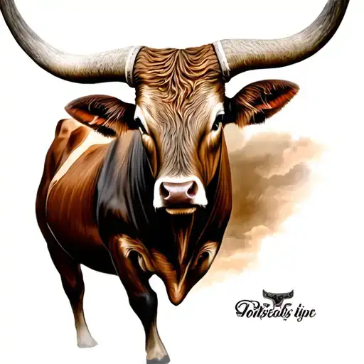 Texas Longhorn Realistic