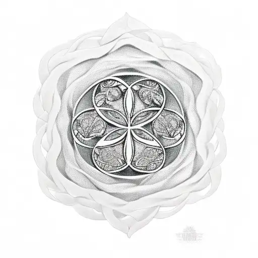 Tree Of Life Flower Of Life