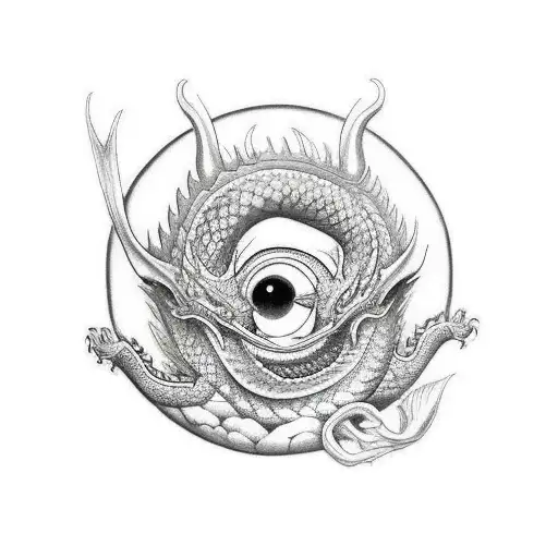 Quiero Un Dragon Nimbo Con Ojos De Sharingan Del Clan Ushija