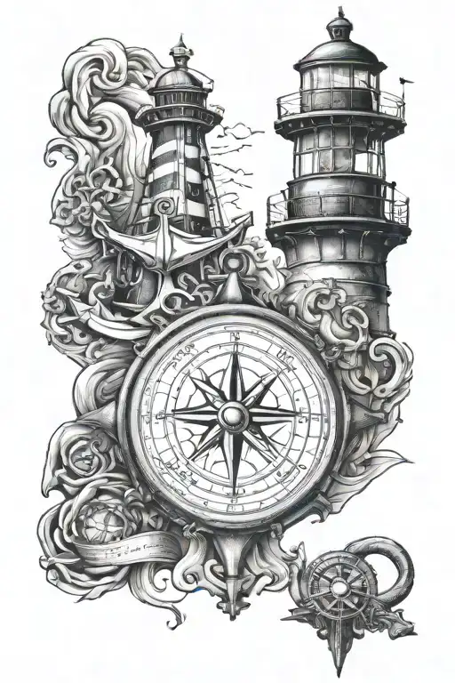 Anchor Compass Lighthouse