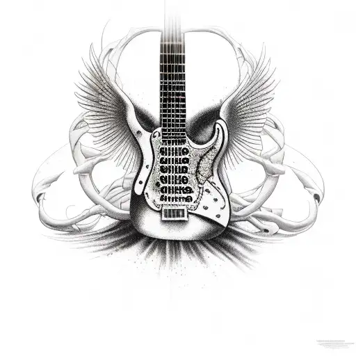 Eletric Guitar And Rock And Roll