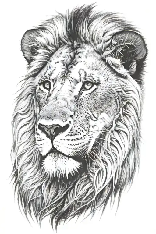 I Want A Lion With Blue Eyes And A Quote On The Bottom That Says The Lion Is The King Of The Jungle