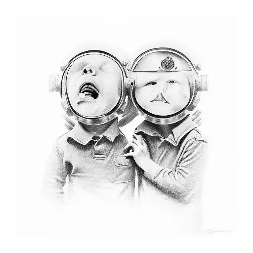 One Male 22 Years Old And One Children Hugging Each Other