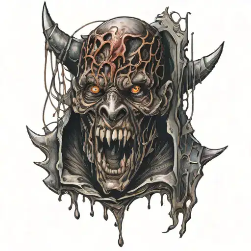 Evil Coming Out Of A Flesh Wound