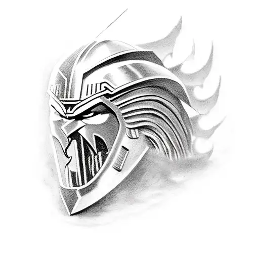 Angry Spartan Warrior