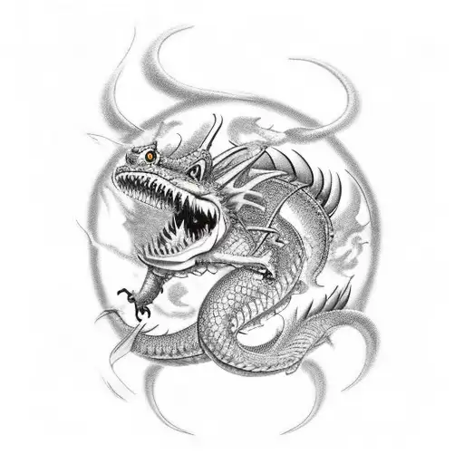 Dragon Fire Sharks Laser