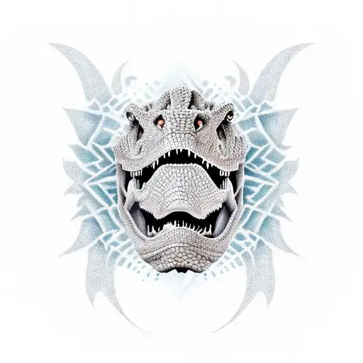 Dinosaur With Crystals