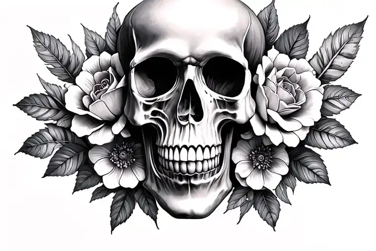 Floral Skull