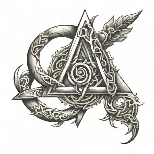 Religious Symbol Intertwined