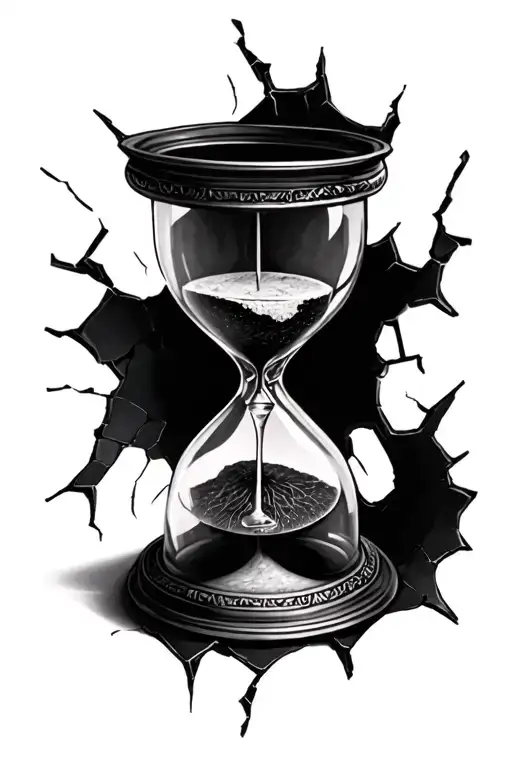 Cracked Hourglass